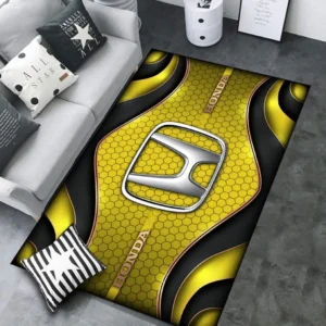Honda Rug Carpet For Home Decor, Gift For Honda Lovers CAR189032125575 - Yellow
