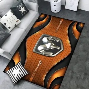 Dodge Rug Carpet For Home Decor, Gift For Dodge Lovers CAR189032125576 - Orange