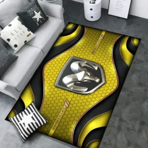 Dodge Rug Carpet For Home Decor, Gift For Dodge Lovers CAR189032125576 - Yellow