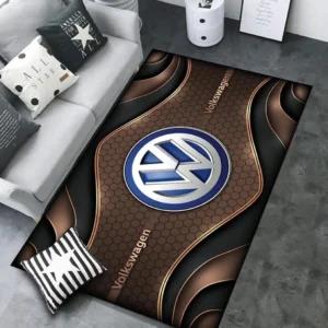 Volkswagen Rug Carpet For Home Decor, Gift For Volkswagen Lovers CAR189032125579 - Brown