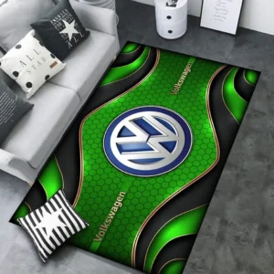 Volkswagen Rug Carpet For Home Decor, Gift For Volkswagen Lovers CAR189032125579 - Green