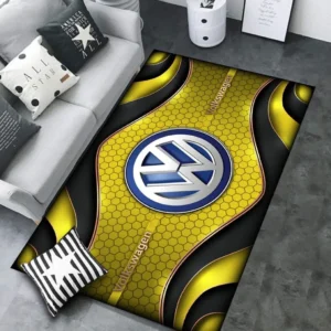 Volkswagen Rug Carpet For Home Decor, Gift For Volkswagen Lovers CAR189032125579 - Yellow