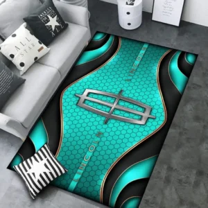 Lincoln Rug Carpet For Home Decor, Gift For Lincoln Lovers CAR189032125580 - Cyan
