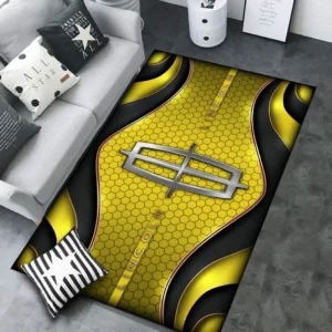 Lincoln Rug Carpet For Home Decor, Gift For Lincoln Lovers CAR189032125580 - Yellow