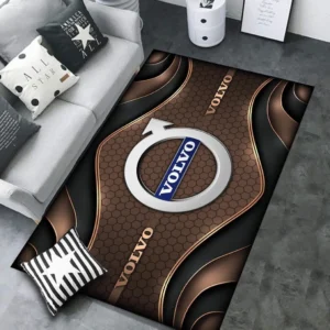 Volvo Rug Carpet For Home Decor, Gift For Volvo Lovers CAR189032125584 - Brown