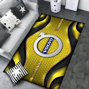 Volvo Rug Carpet For Home Decor, Gift For Volvo Lovers CAR189032125584 - Yellow