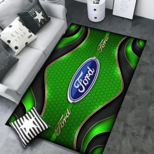 Ford Rug Carpet For Home Decor, Gift For Ford Lovers CAR189032125586 - Green