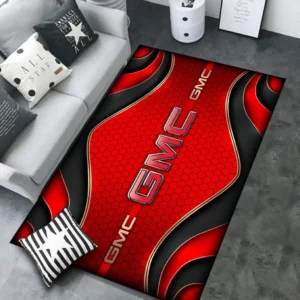 GMC Rug Carpet For Home Decor, Gift For GMC Lovers CAR189032125587 - Red