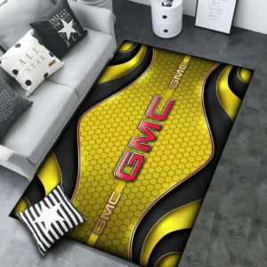 GMC Rug Carpet For Home Decor, Gift For GMC Lovers CAR189032125587 - Yellow