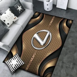 Lexus Rug Carpet For Home Decor, Gift For Lexus Lovers CAR189032125589 - Brown