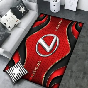 Lexus Rug Carpet For Home Decor, Gift For Lexus Lovers CAR189032125589 - Red
