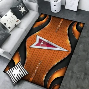 Pontiac Rug Carpet For Home Decor, Gift For Pontiac Lovers CAR189032125590 - Orange