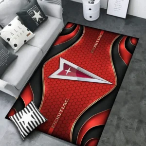 Pontiac Rug Carpet For Home Decor, Gift For Pontiac Lovers CAR189032125590 - Red