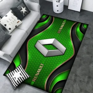 Renault Rug Carpet For Home Decor, Gift For Renault Lovers CAR189032125592 - Green