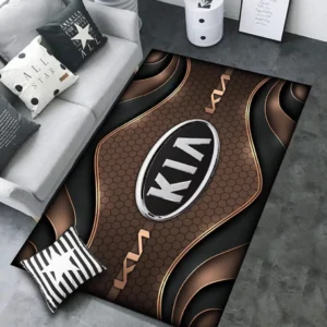Kia Rug Carpet For Home Decor, Gift For Kia Lovers CAR189032125594 - Brown