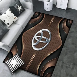 Toyota Rug Carpet For Home Decor, Gift For Toyota Lovers CAR189032125597 - Brown