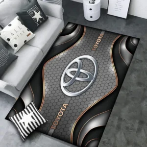 Toyota Rug Carpet For Home Decor, Gift For Toyota Lovers CAR189032125597 - Gray