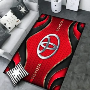 Toyota Rug Carpet For Home Decor, Gift For Toyota Lovers CAR189032125597 - Red