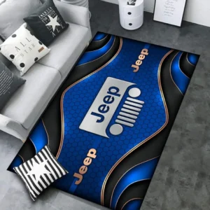 Jeep Rug Carpet For Home Decor, Gift For Jeep Lovers CAR189032125598 - Blue