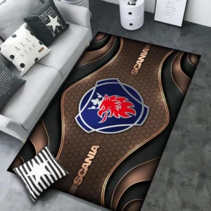 Scania Rug Carpet For Home Decor, Gift For Scania Lovers CAR189032125600 - Brown