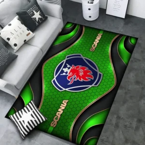 Scania Rug Carpet For Home Decor, Gift For Scania Lovers CAR189032125600 - Green