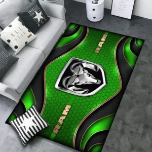 Ram truck Rug Carpet For Home Decor, Gift For Ram truck Lovers CAR189032125603 - Green