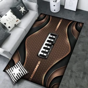 Hummer Rug Carpet For Home Decor, Gift For Hummer Lovers CAR189032125604 - Brown