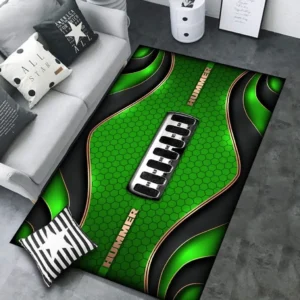 Hummer Rug Carpet For Home Decor, Gift For Hummer Lovers CAR189032125604 - Green