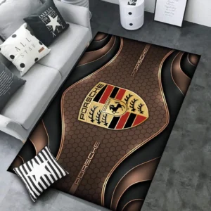 Porsche Rug Carpet For Home Decor, Gift For Porsche Lovers CAR189032125606 - Brown