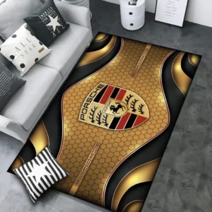 Porsche Rug Carpet For Home Decor, Gift For Porsche Lovers CAR189032125606 - Yellow