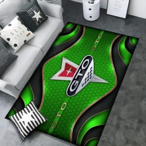 Pontiac GTO Rug Carpet For Home Decor, Gift For Pontiac GTO Lovers CAR189032125607 - Green