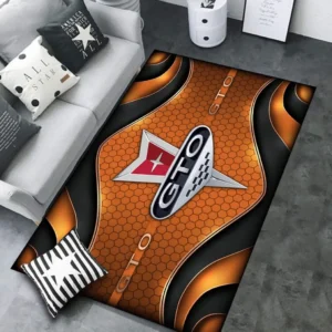 Pontiac GTO Rug Carpet For Home Decor, Gift For Pontiac GTO Lovers CAR189032125607 - Orange