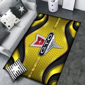Pontiac GTO Rug Carpet For Home Decor, Gift For Pontiac GTO Lovers CAR189032125607 - Yellow