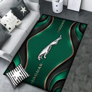 Jaguar Rug Carpet For Home Decor, Gift For Jaguar Lovers CAR189032125611 - Green