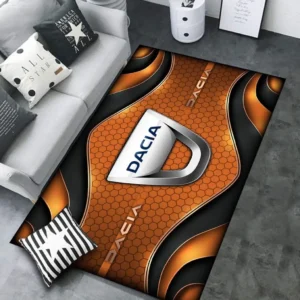 Dacia Rug Carpet For Home Decor, Gift For Dacia Lovers CAR189032125614 - Orange