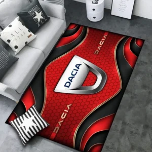 Dacia Rug Carpet For Home Decor, Gift For Dacia Lovers CAR189032125614 - Red
