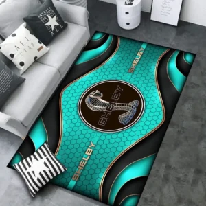 Shelby Rug Carpet For Home Decor, Gift For Shelby Lovers CAR189032125616 - Cyan