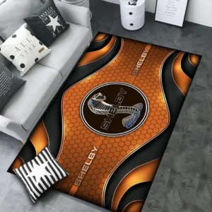Shelby Rug Carpet For Home Decor, Gift For Shelby Lovers CAR189032125616 - Orange