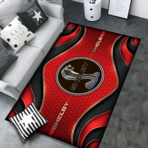 Shelby Rug Carpet For Home Decor, Gift For Shelby Lovers CAR189032125616 - Red