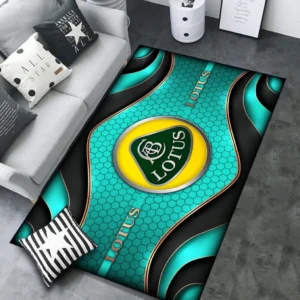 Lotus Car Rug Carpet For Home Decor, Gift For Lotus Car Lovers CAR189032125617 - Cyan