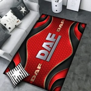 DAF Rug Carpet For Home Decor, Gift For DAF Lovers CAR189032125618 - Red