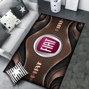 Fiat Rug Carpet For Home Decor, Gift For Fiat Lovers CAR189032125622 - Brown