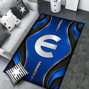 Mopar Rug Carpet For Home Decor, Gift For Mopar Lovers CAR189032125626 - Blue