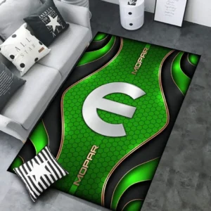 Mopar Rug Carpet For Home Decor, Gift For Mopar Lovers CAR189032125626 - Green