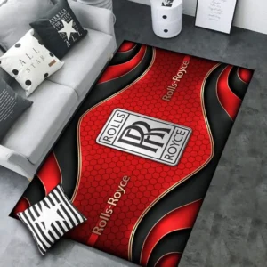 Rolls Royce Rug Carpet For Home Decor, Gift For Rolls Royce Lovers CAR189032125627 - Red