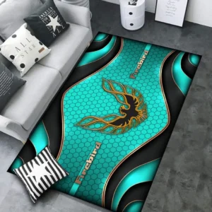 Firebird Pontiac Rug Carpet For Home Decor, Gift For Firebird Pontiac Lovers CAR189032125628 - Cyan