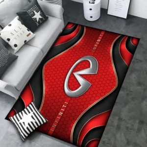 Infiniti Rug Carpet For Home Decor, Gift For Infiniti Lovers CAR189032125629 - Red