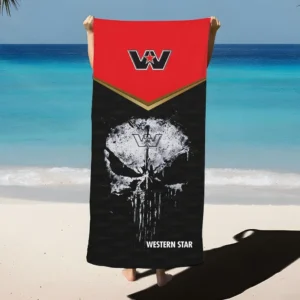 Western Star Beach Towel, Custom Beach Towels With Logo Western Star CAR307031925269