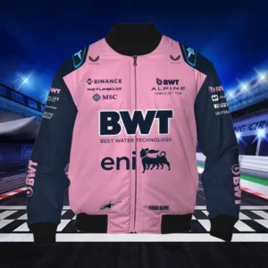 Alpine F1 Bomber Jacket, All Over Print Bomber Jacket CAR418050925669