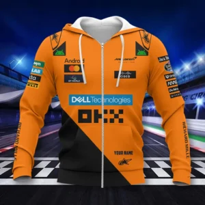 McLaren F1 Zipper Hoodie, All Over Print Zipper Hoodie CAR418050925673
